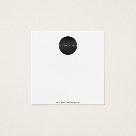 Votre carte d'affichage d'écoute de logo (Devant)