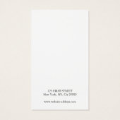 Votre carte d'affichage d'écoute de logo (Dos)