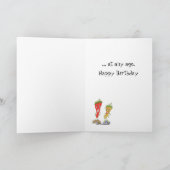 Votre carte d'anniversaire de poivrons encore chau (Intérieur)