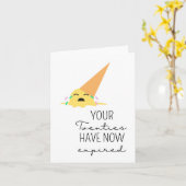 Votre Carte d'Anniversaire Drôle Expiré Années (Fleur jaune)