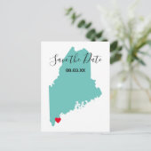 Votre carte de Maine en forme de couleurs Enregist (Debout devant)