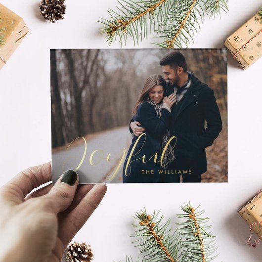 Votre carte de Noël photo | Joyeuse huile