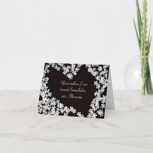 Votre carte de note d'amour sans fin (Devant)