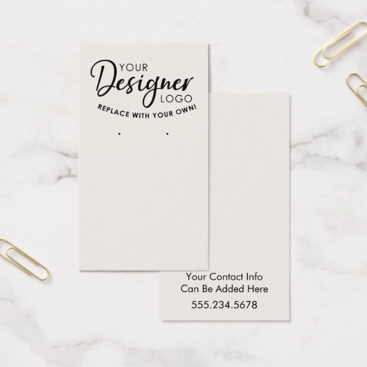 Votre carte de présentation de logo simple en coul (Bureau)