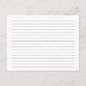 Votre carte de recette personnalisée photo (Dos)