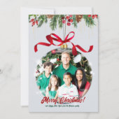 Votre Carte de vacances pour ornement de Noël Phot (Devant)