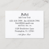 Votre Carte de visite (Dos)