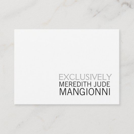 Votre Carte de visite (Devant)