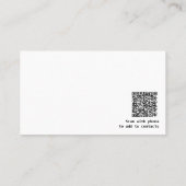 Votre carte de visite bleu de voiture de marque (Dos)