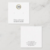 Votre Carte de visite d'affichage de bijoux de log (Devant / Derrière)