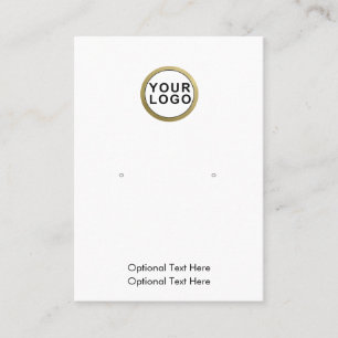 Votre Carte de visite d'affichage de bijoux de log