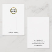 Votre Carte de visite d'affichage de l'extrait de  (Devant / Derrière)