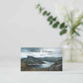 Votre Carte de visite de blog de voyage Modèle pho (Debout devant)