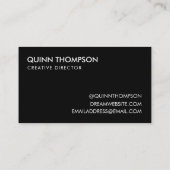 Votre Carte de visite de logo personnalisé (Dos)