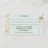 Votre Carte de visite de rendez-vous de beauté en  (Dos)