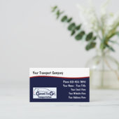 Votre Carte de visite de véhicule de transport (Debout devant)