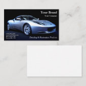 Votre carte de visite de voiture d'argent de (Devant / Derrière)