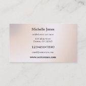 Votre Carte de visite des services de soins aux pe (Dos)