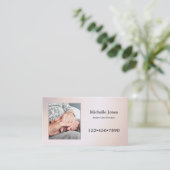 Votre Carte de visite des services de soins aux pe (Debout devant)