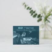 Votre carte de visite DJ musique techno (Debout devant)
