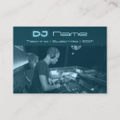 Votre carte de visite DJ musique techno (Devant)