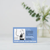 Votre Carte de visite électrique local (Debout devant)