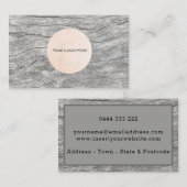 Votre Carte de visite Personnalisé Logo Faded Timb (Devant / Derrière)