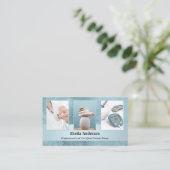 Votre carte de visite professionnelle d'infirmière (Debout devant)