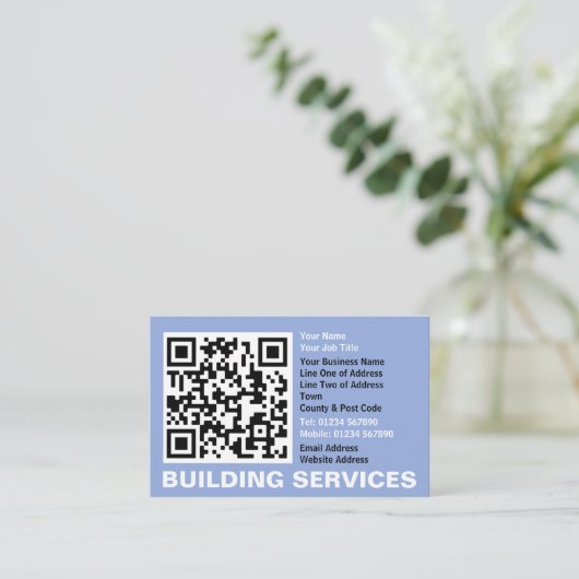 Votre Carte de visite QR Code Plus Business Detail (Debout devant)