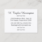 Votre Carte de visite - SRF (Dos)