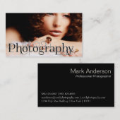 Votre carte de visite t de photographie de photo (Devant / Derrière)