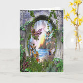 Votre carte de voeux personnalisée (Fleur jaune)