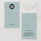 Votre carte d'écran d'oreille Kraft Logo d'entrepr (Devant / Derrière)