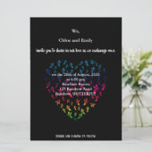 Votre carte Faire-part de mariage LGBTQ (Debout devant)