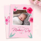 Votre Carte Plat Photo Fête des Mères