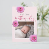 Votre Carte Plat Photo Fête des Mères (Debout devant)