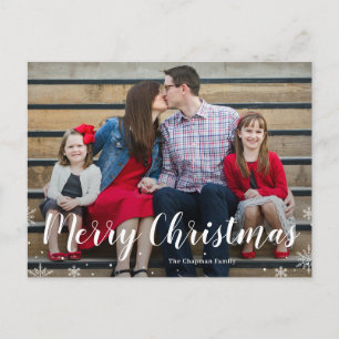 Votre carte postale de vacances de voeux d'hiver