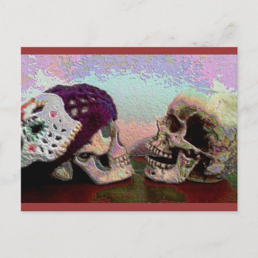 Votre Carte Postale Du Crâne Face Me Manque (Devant)