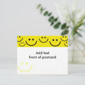 Votre carte postale personnalisée, ajoutez du text (Debout devant)