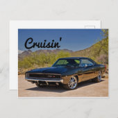 Votre Carte Postale Voiture Classique (Devant / Derrière)