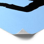 Votre cerveau sur Skydiving Funny Poster Signe Imp (Coin)