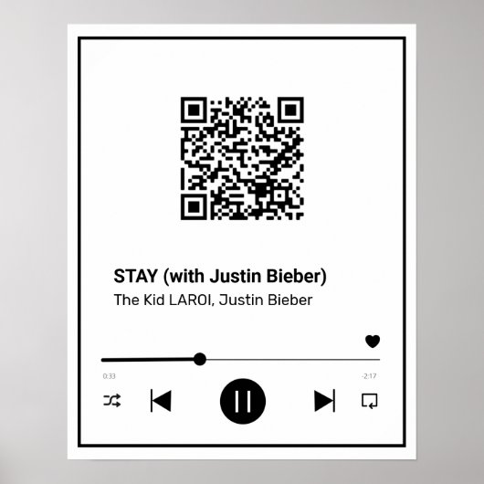 Votre chanson préférée sur une affiche (Devant)