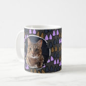 Votre chat sur une tasse de café gris (Devant gauche)