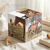 Votre Cheval Portrait Memorial Photo Cube