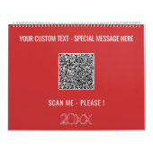 Votre code QR Calendrier de texte personnalisé Cho (Protection)