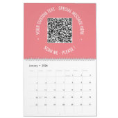 Votre code QR Calendrier de texte personnalisé Cho (Jan 2026)