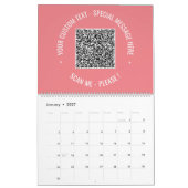 Votre code QR Calendrier de texte personnalisé Cho (Jan 2027)