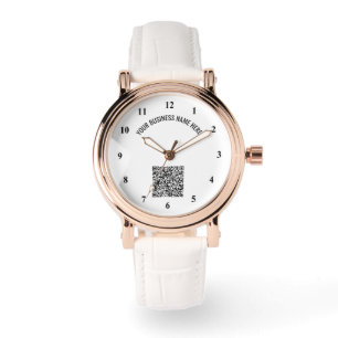 Votre code QR et montre de texte personnalisé pers