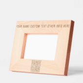 Votre code QR et vos cadres texte personnalisés (Gauche)