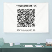 Votre code QR et votre bannière professionnelle de (Salon professionnel)